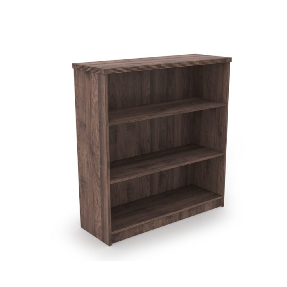 iRize Height Adjustable Desk, Nova Ergonomic Task Chair, and Kai 3-Shelf Bookcase Combo Set, EOSH1