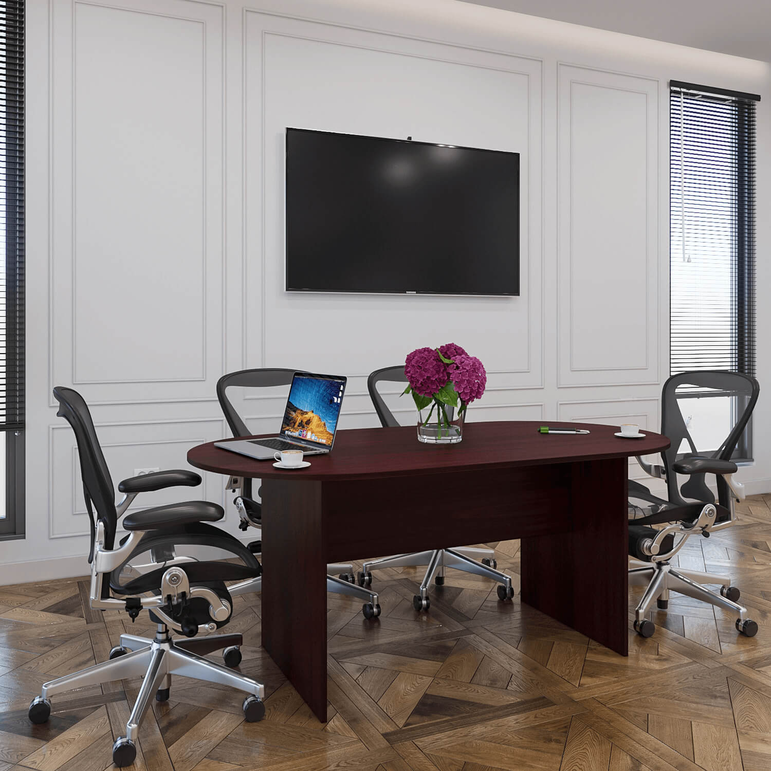 Kai Racetrack Conference Table Classic, 71"