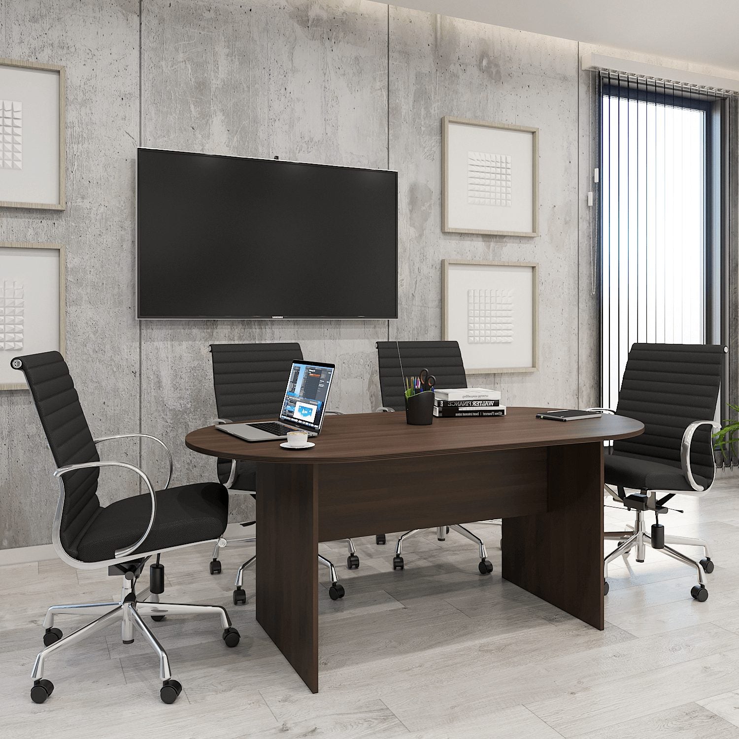 Kai Racetrack Conference Table Classic, 71"