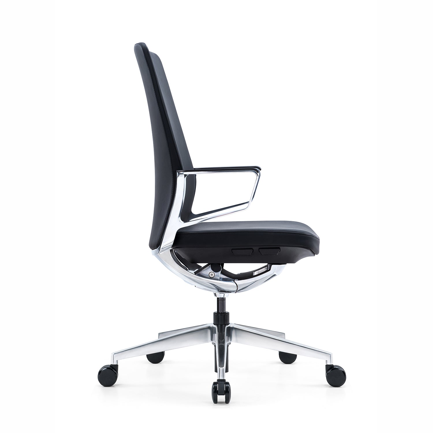i5 Industries Gravity Conference Chair – Black Leather