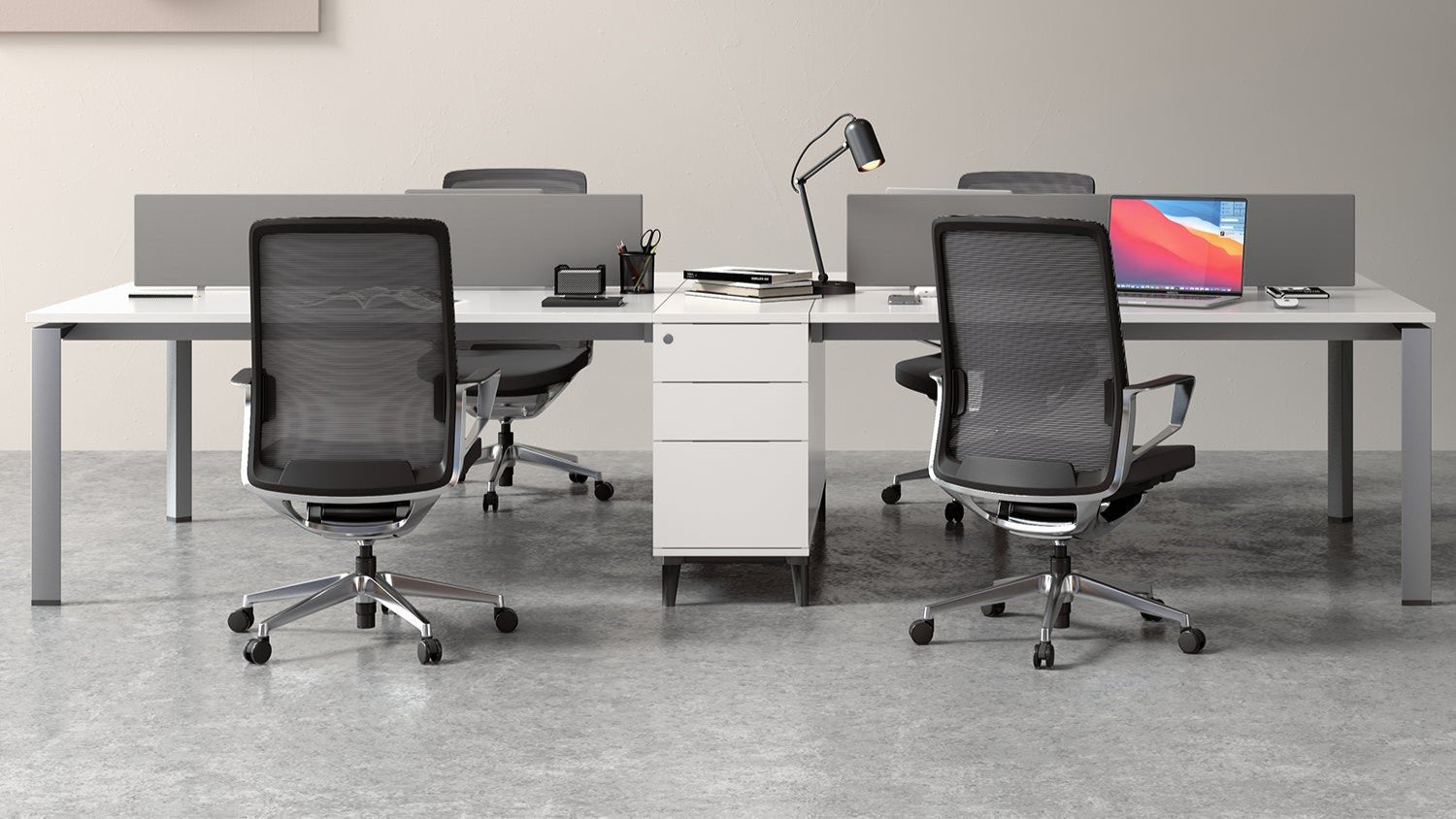 i5 Industries Gravity Conference Chair – Black Mesh Black Seat