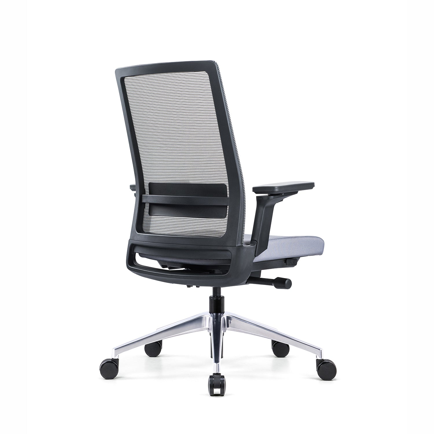 i5 Industries Gravity Task Chair – Black Mesh Gray Seat