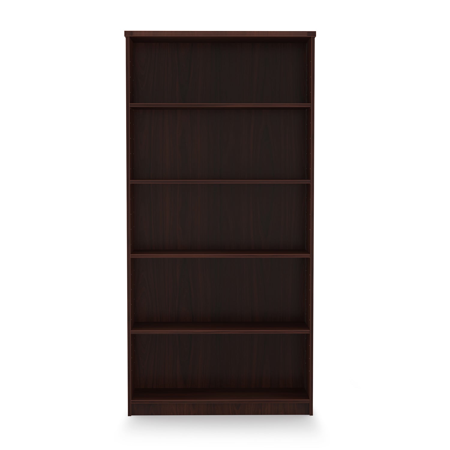 Kai U-Shaped Desk with Hutch, 5-Shelf Bookcase, and Chair Set