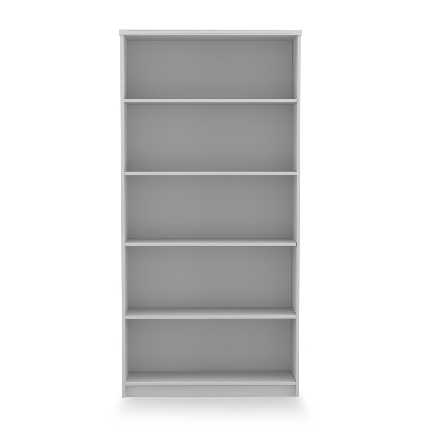 Kai U-Shaped Desk with Hutch, 5-Shelf Bookcase, and Chair Set