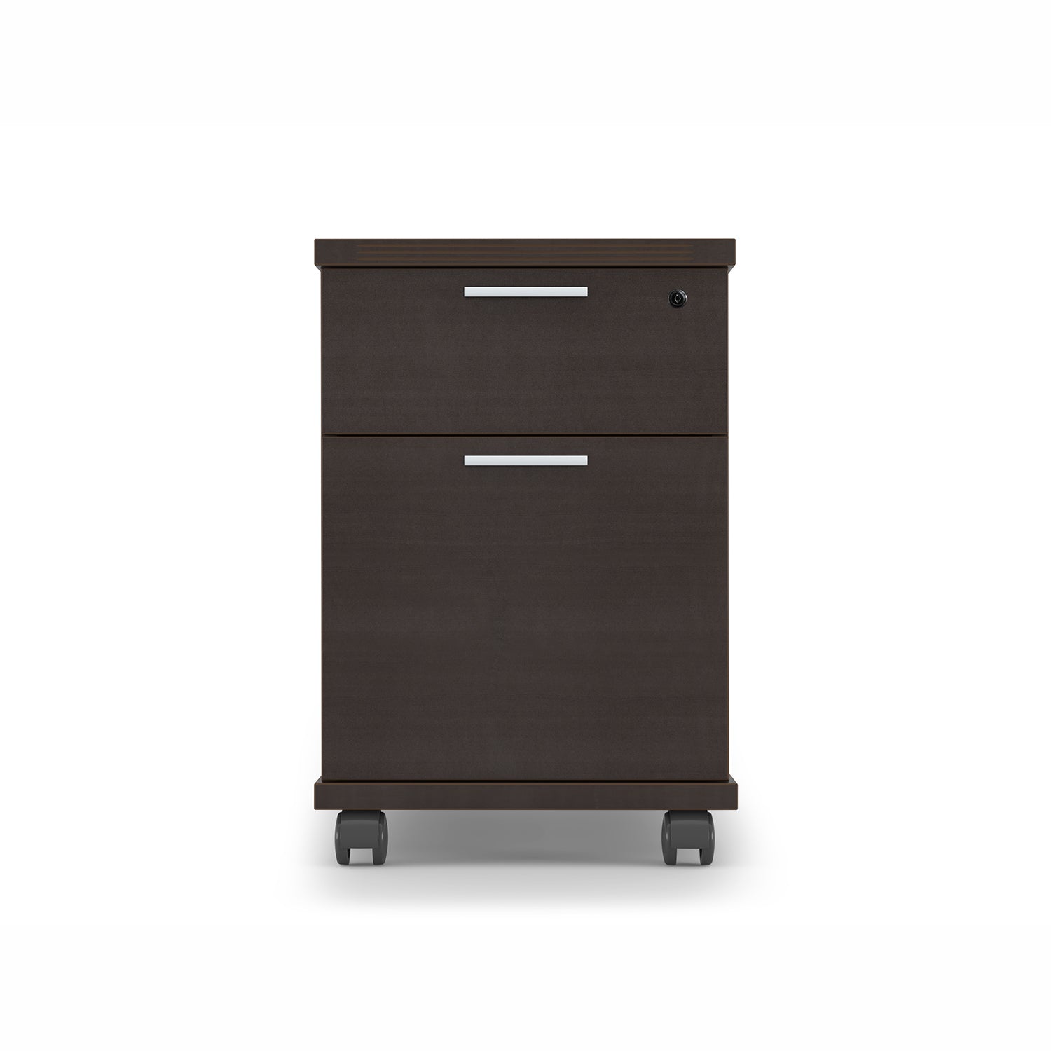 i5 L-Shaped Standing Desk, Chair, and Mobile Pedestal Set, EOPB1