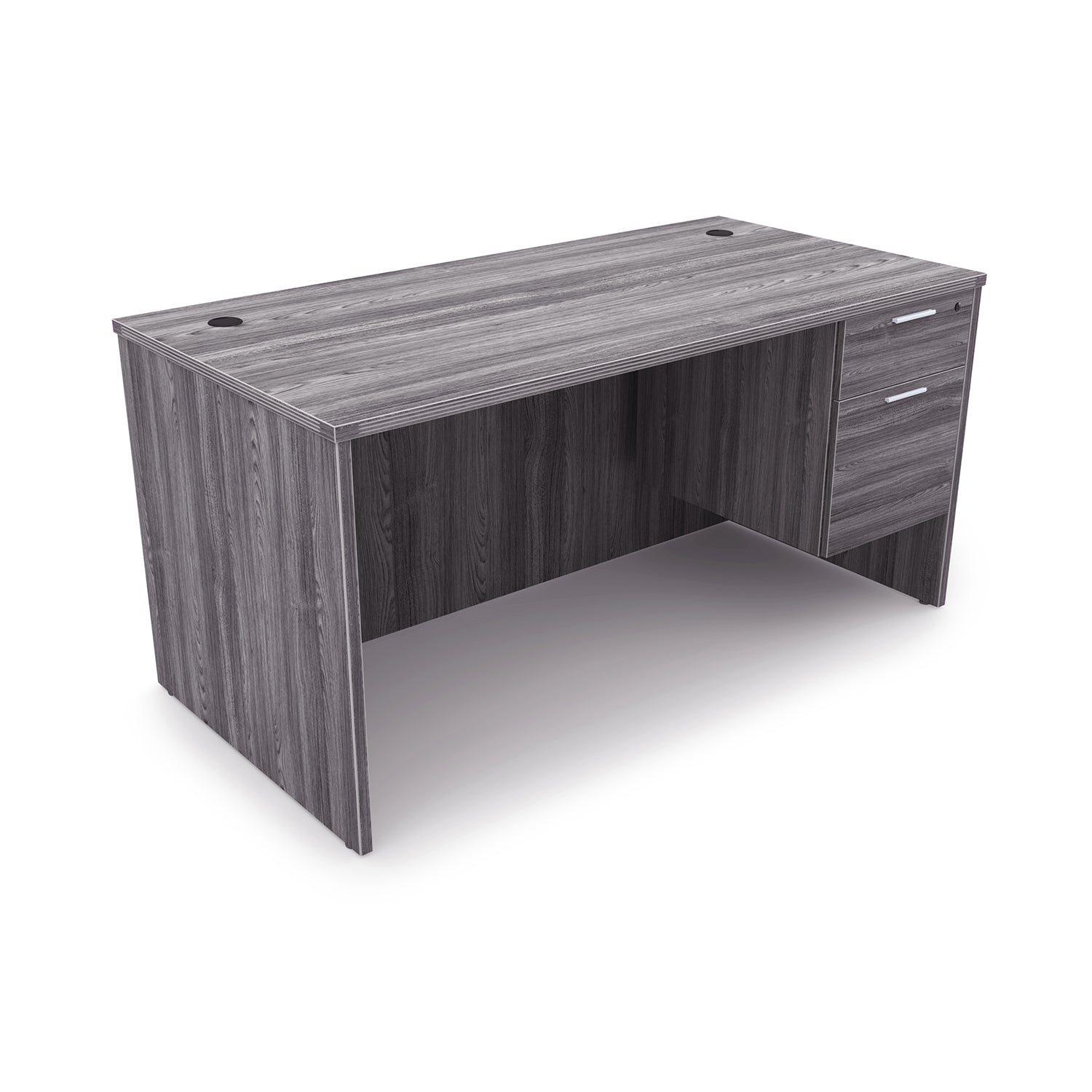 i5 Industries Kai Rectangular Desk with Suspended Pedestal 30 x 48