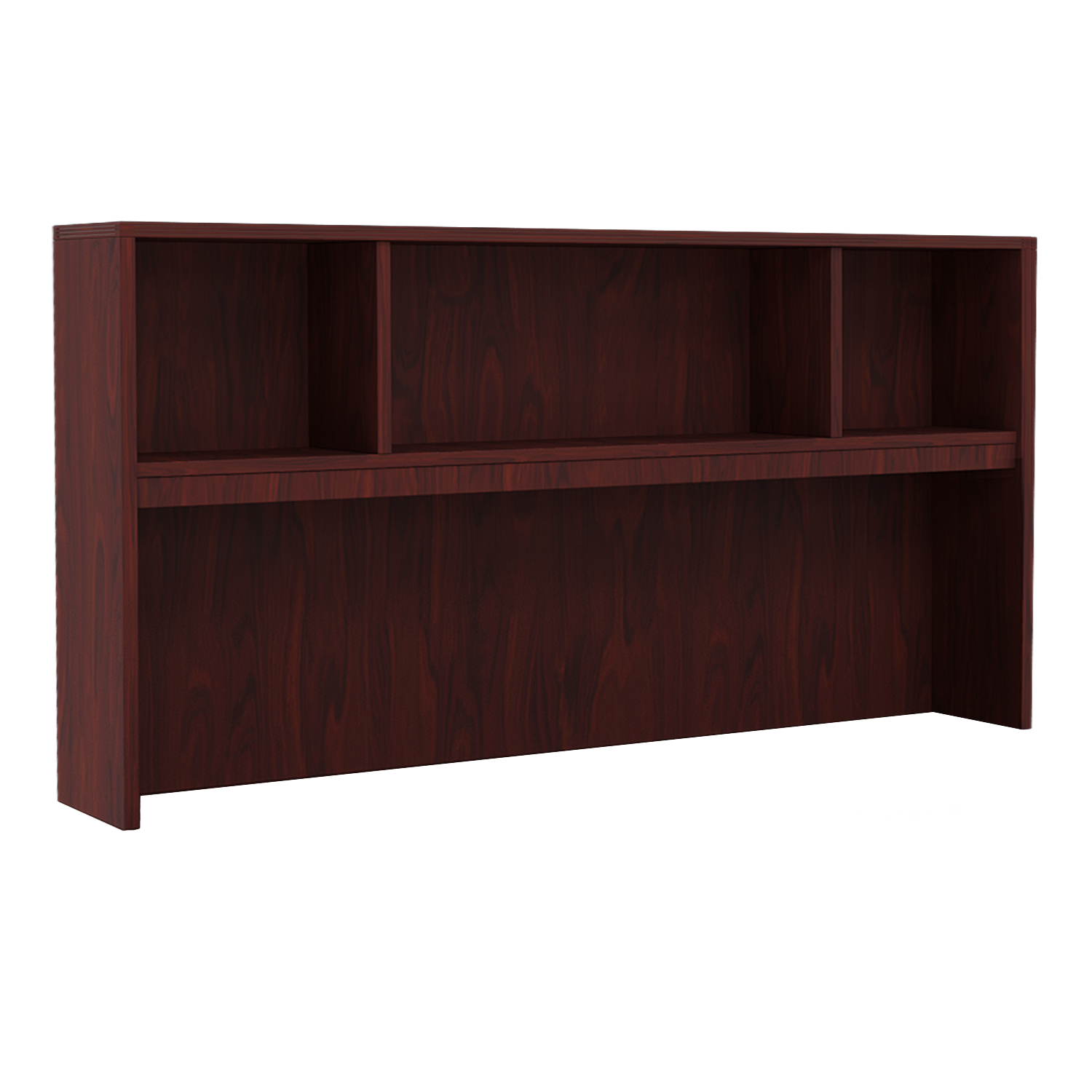 Kai U-Shaped Desk with Hutch, 5-Shelf Bookcase, and Chair Set