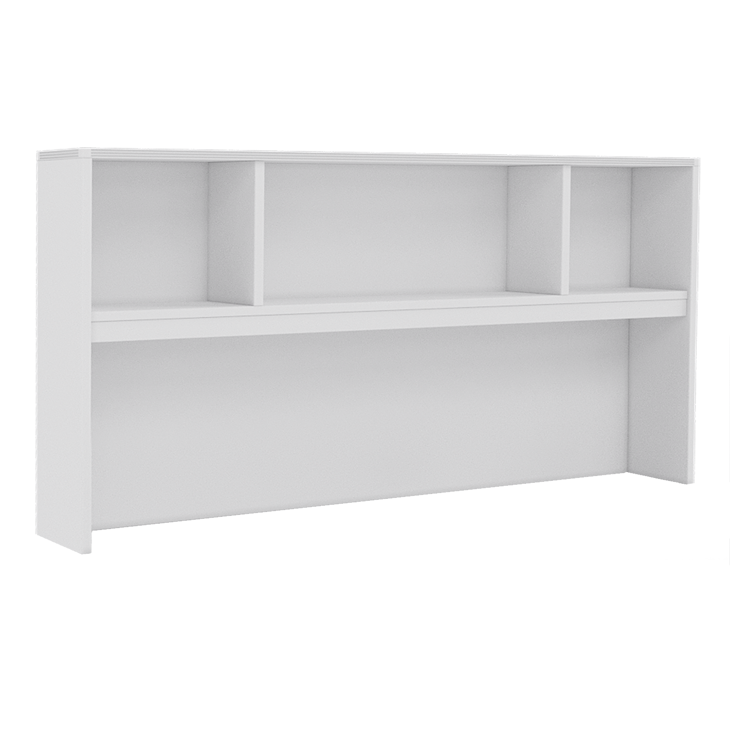 Kai U-Shaped Desk with Hutch, 5-Shelf Bookcase, and Chair Set