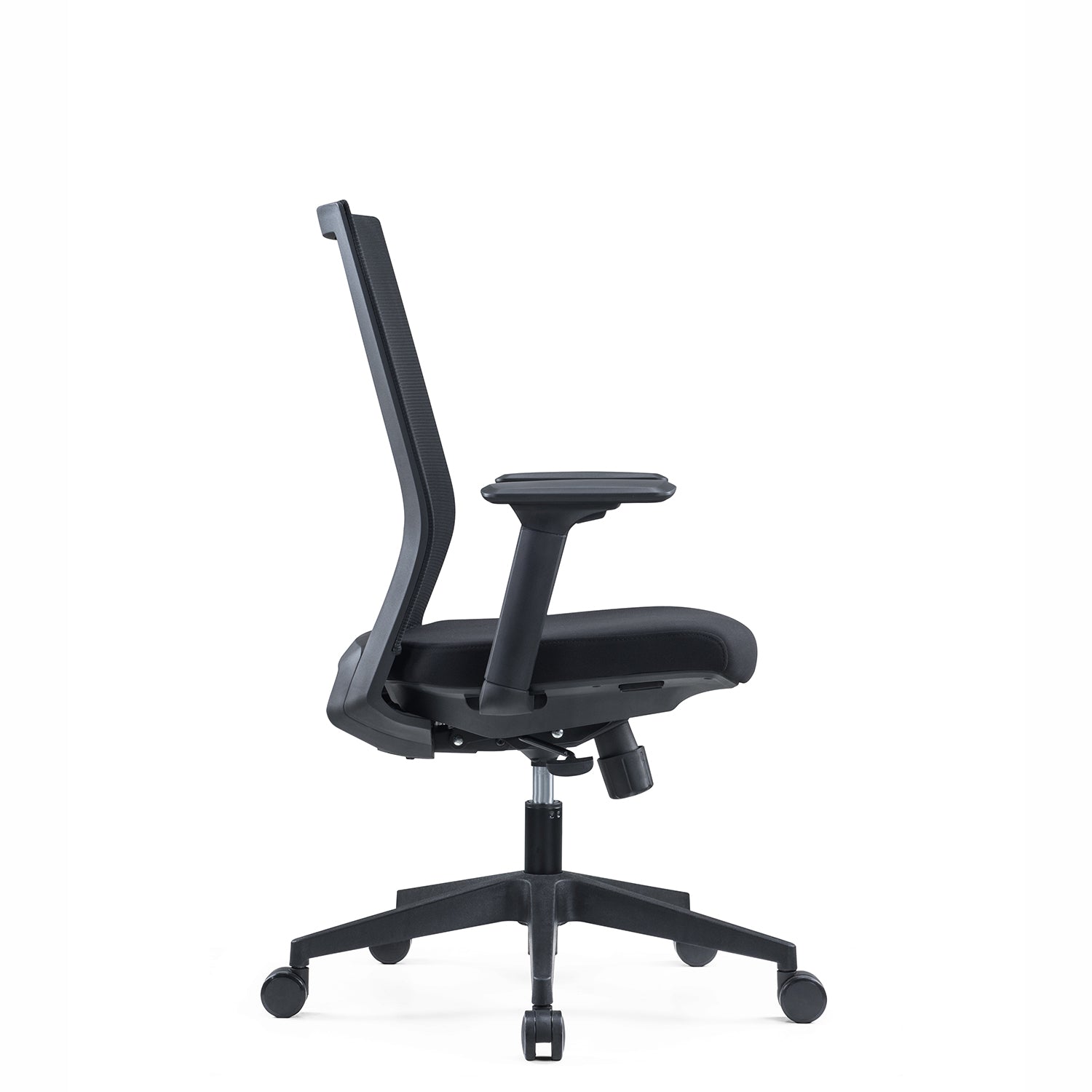 i5 L-Shaped Standing Desk, Chair, and Mobile Pedestal Set, EOPB1