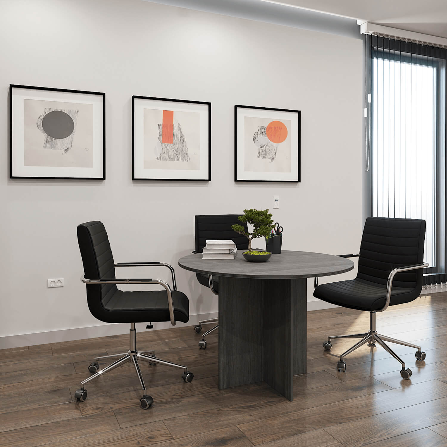 Kai Round Conference Table, 42"