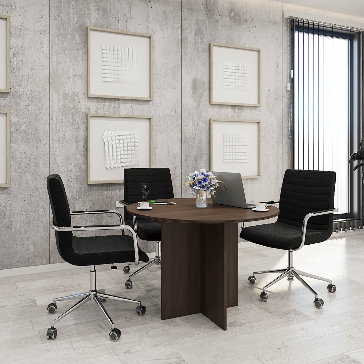 Kai Round Conference Table, 36"