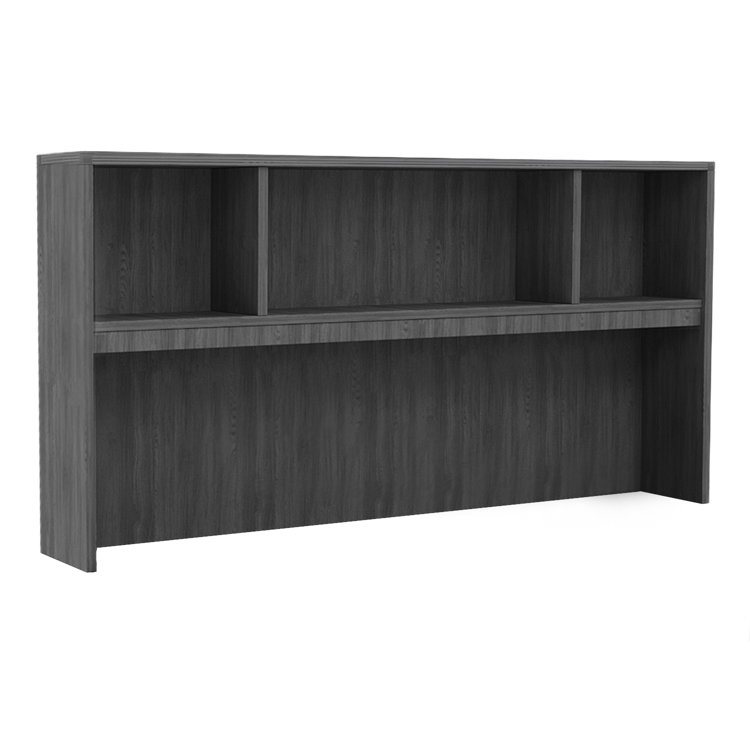 Kai U-Shaped Desk with Hutch, 5-Shelf Bookcase, and Chair Set