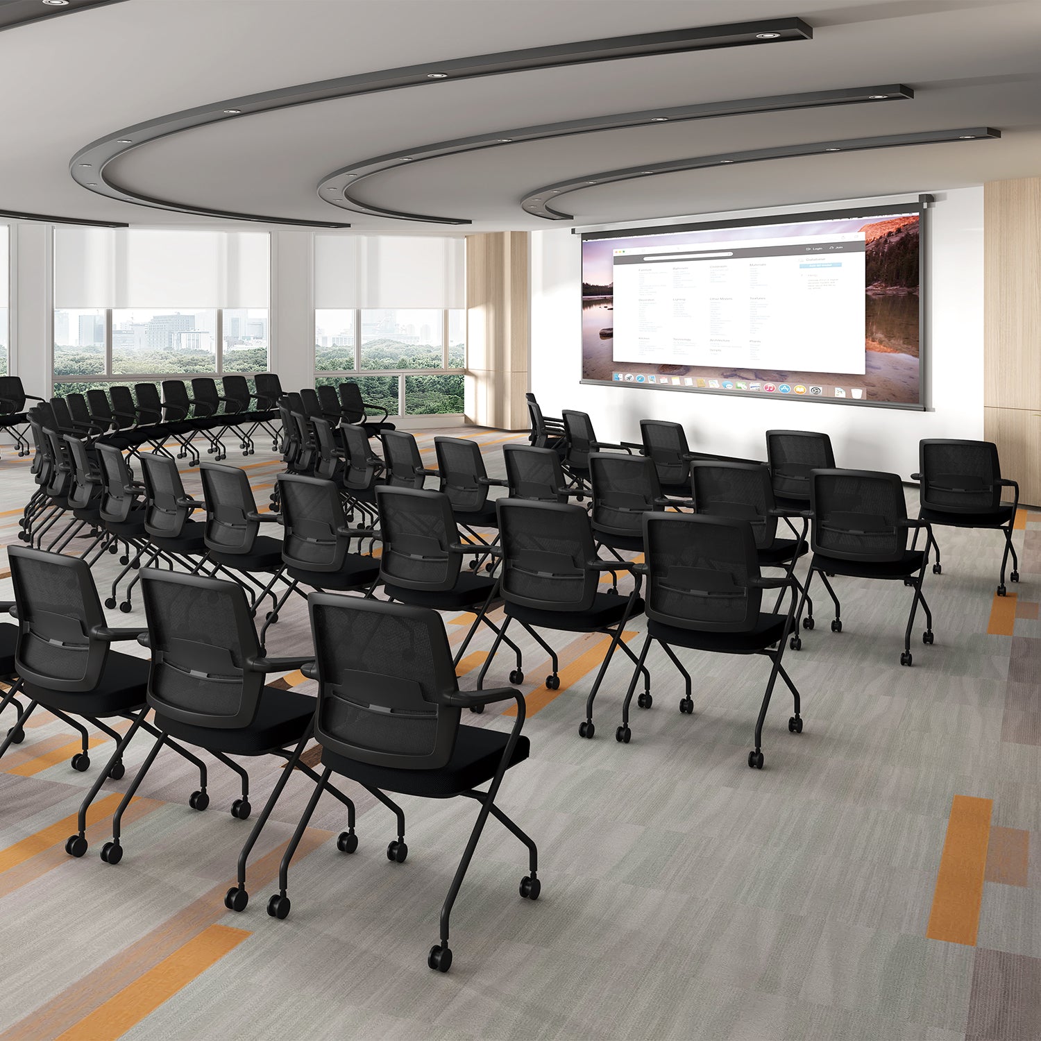 Connect Training Table (24″ x 60″) and Switch Nesting Chair Set