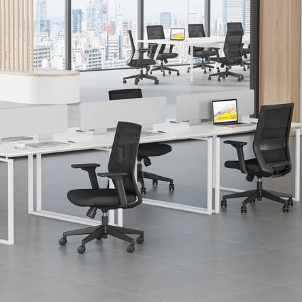 i5 Industries Nova Task Chair – Black Mesh Black Seat