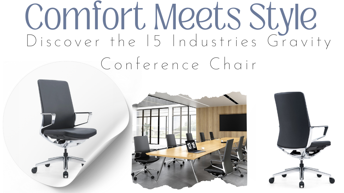 Comfort Meets Style: Discover the I5 Industries Gravity Conference Chair