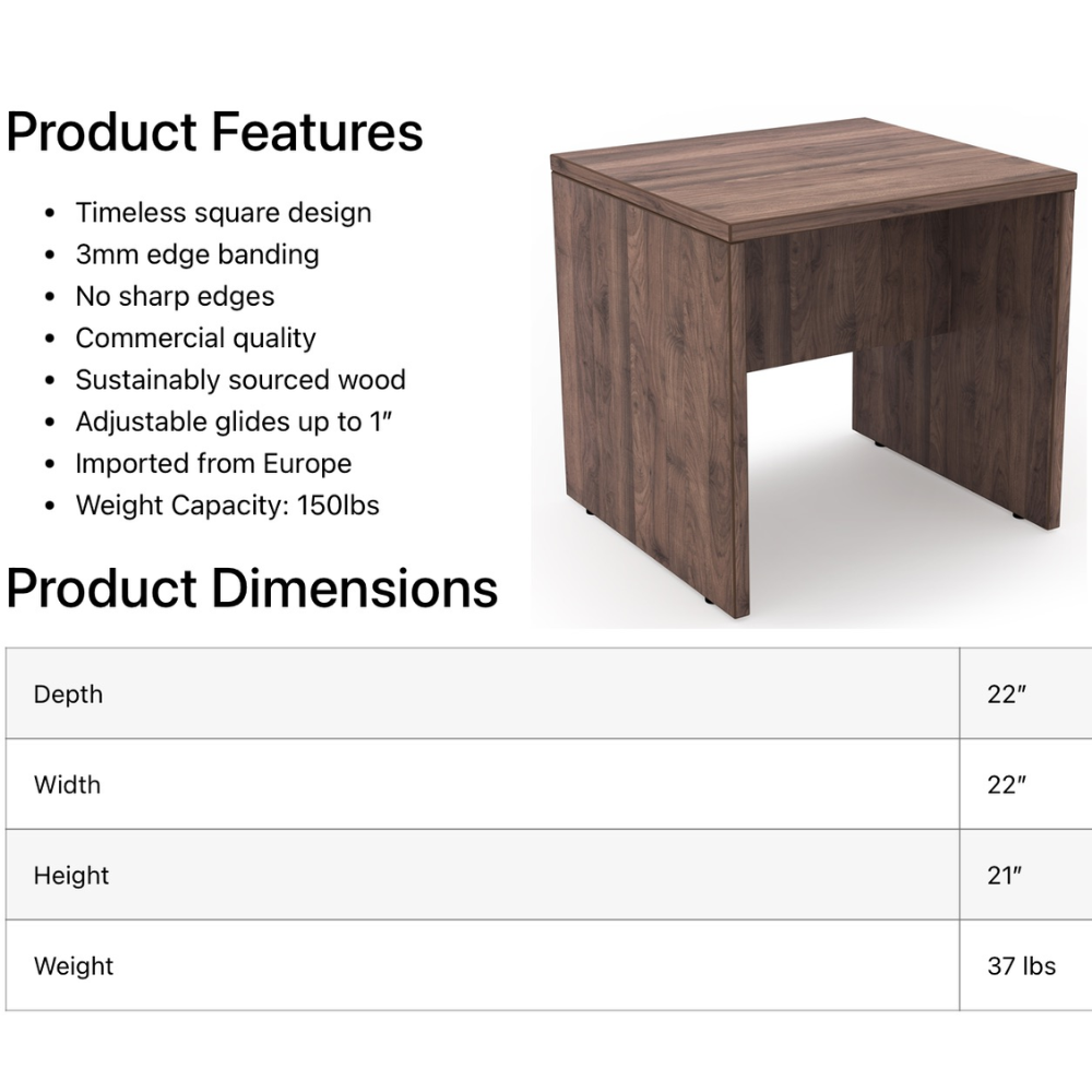 i5 Industries Kai End Table, END22