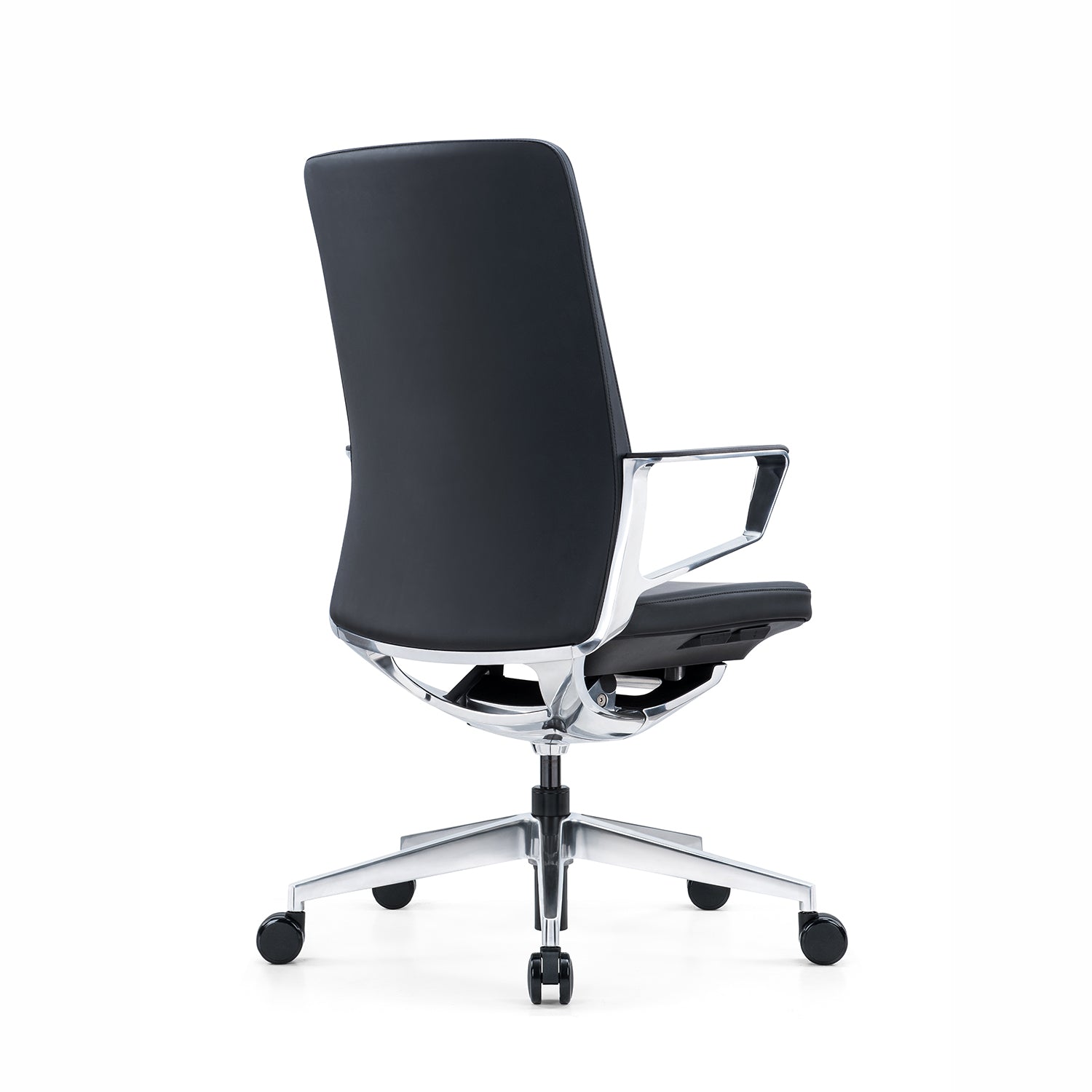 i5 Industries  Gravity Conference Chair – Black Leather, CC201A.BL-BLK