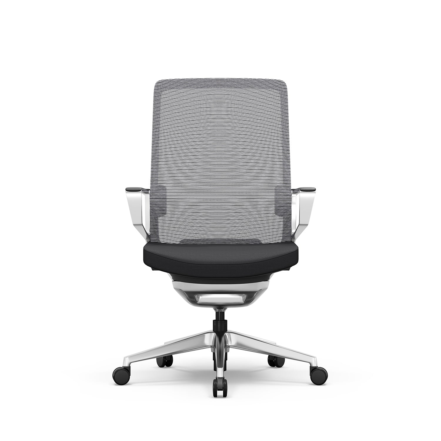 i5 Industries Gravity Conference Chair – Black Mesh Black Seat, CC201A.B.BLK