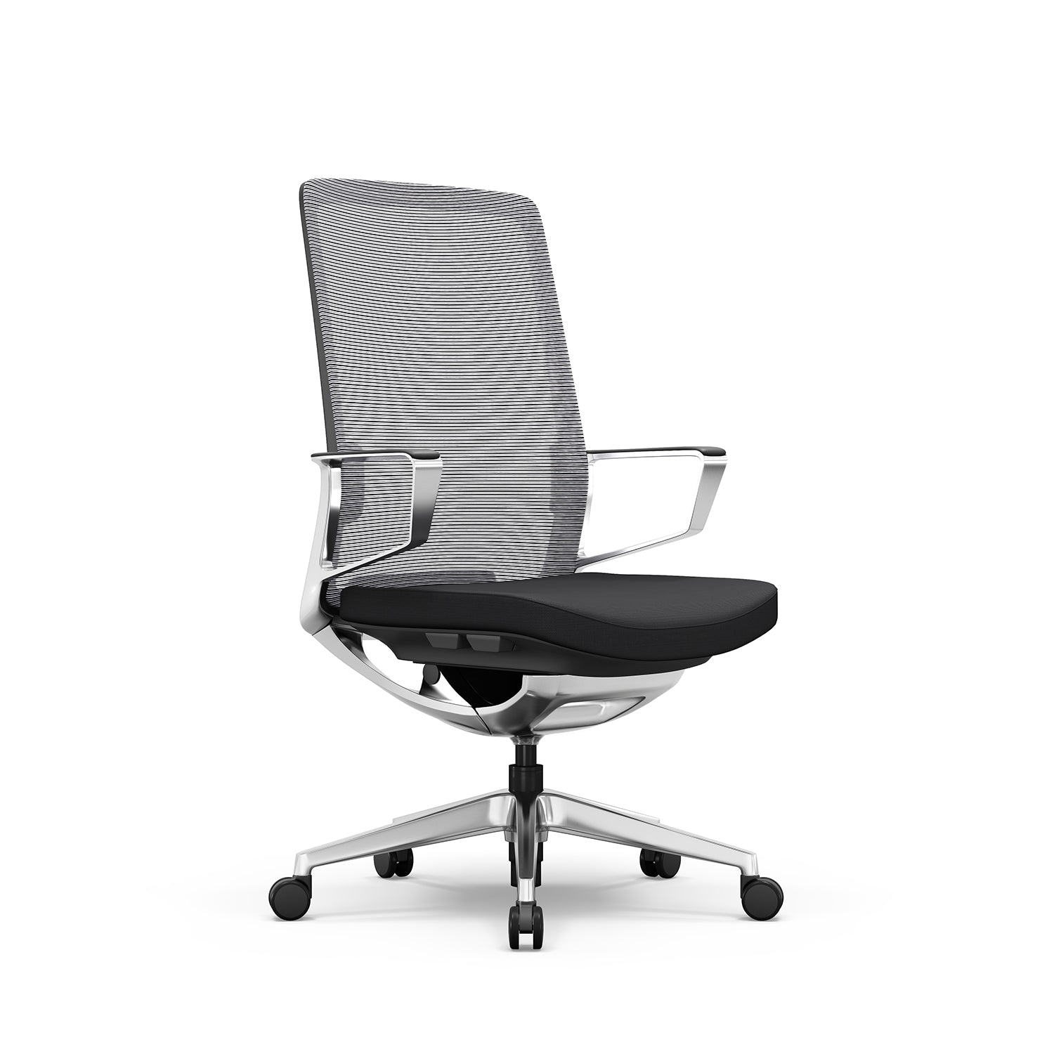 i5 Industries Gravity Conference Chair – Black Mesh Black Seat, CC201A.B.BLK