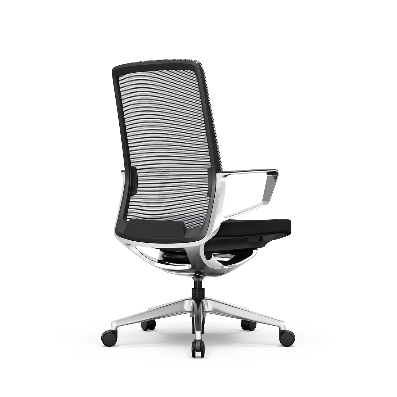 i5 Industries Gravity Conference Chair – Black Mesh Black Seat, CC201A.B.BLK