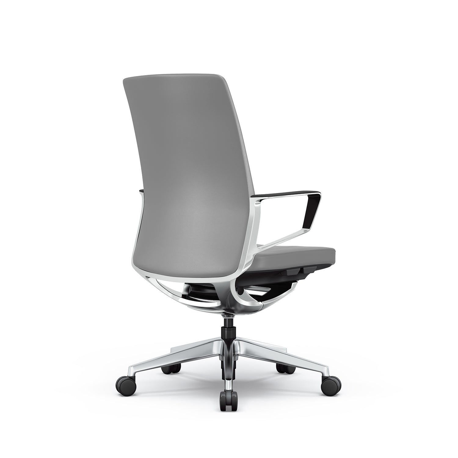 i5 Industries Gravity Conference Chair – Gray Leather, CC201A.GL-GRY