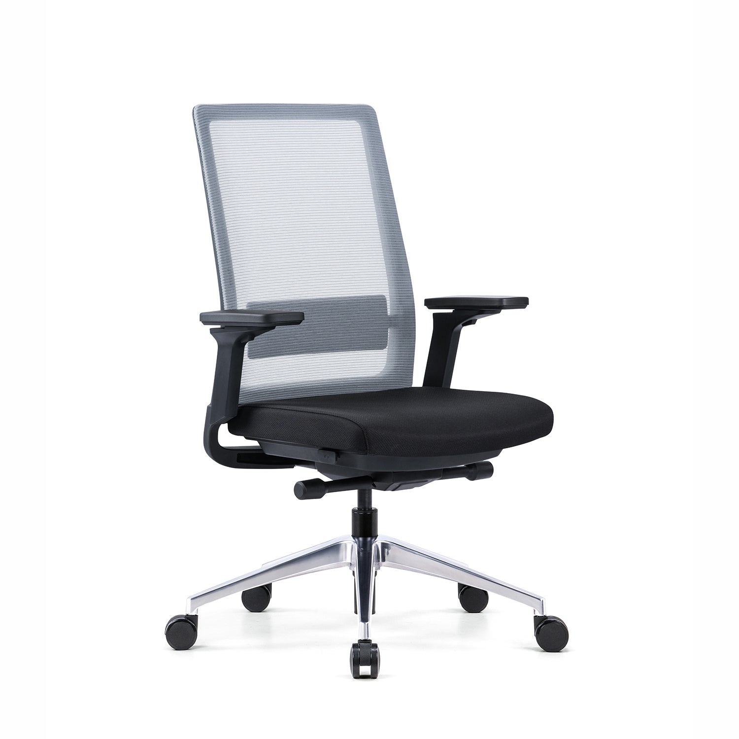 i5 Industries Gravity Task Chair – Gray Mesh Black Seat, TC201B.G-BLK