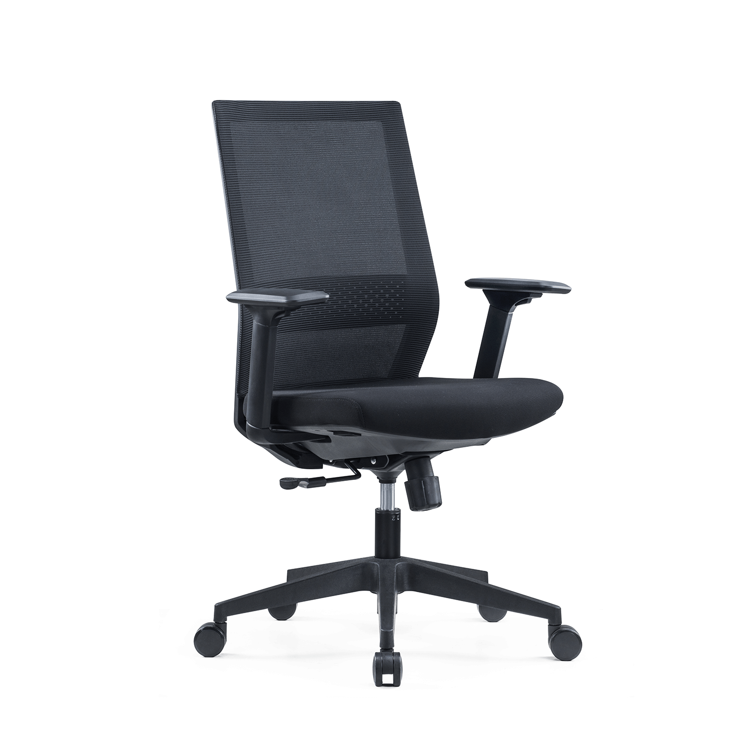 i5 Industries Nova Task Chair – Black Mesh Black Seat, TC202B.B-BLK