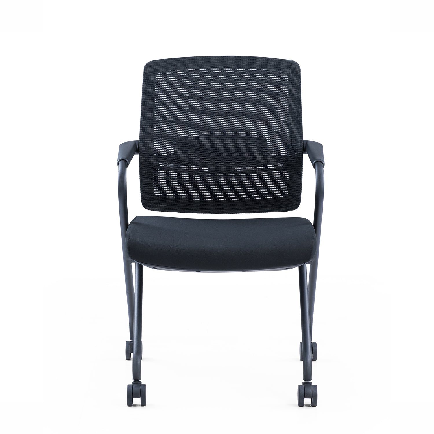 Connect Training Table (24″ x 60″) and Switch Nesting Chair (Black Mesh Black Seat) Set